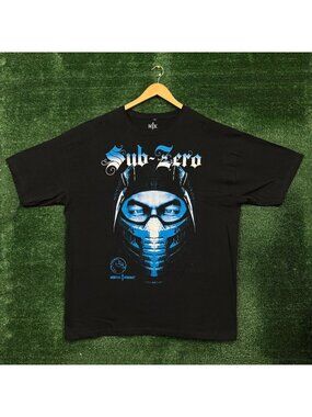 Mortal Kombat Sub Zero double sided T-Shirt Size XXL